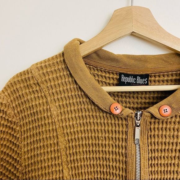 Vintage | Woven “Republic Blues” Cottagecore Jacket - Picture 7 of 11